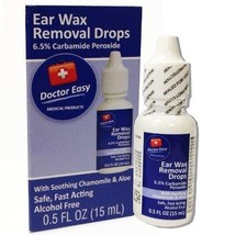 Doctor Easy Wax-Rx Ear Wax Removal Drops .5 Ounce, White/Blue - $14.40