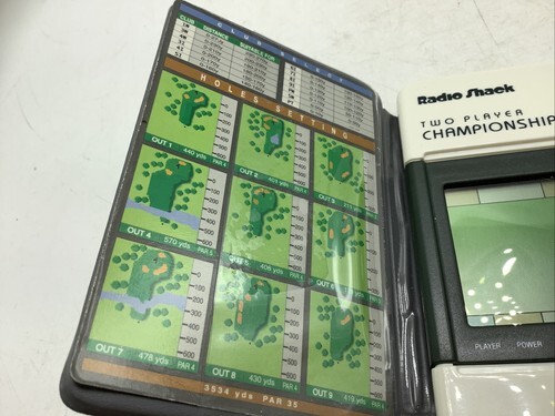 RADIO SHACK handheld 2-Player Championship Golf electronic game 18 holes LED Item image 4