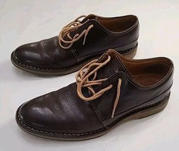 Sperry Oxfords Mens Size 9.5 M Brown Gold Cup Wingtip Lambskin Lined Shoes 61440 - £35.05 GBP