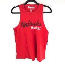 NCAA Nebraska Huskers Womens Tank Top Racerback Campus Couture Sleeveless Red S - $9.74