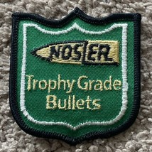 Vintage Nosler Trophy Grade Bullets Hunting Shooting Related Patch - $10.00