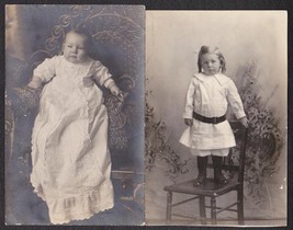 Robert Wilbur Reed (2) RPPC Photos 1911 &amp; 1914 - Weeks Mills, Maine - £27.71 GBP