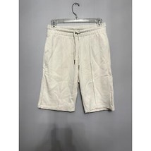 ASOS Men&#39;s Cream Drawstring Elastic Waist Sweat Shorts Pockets XS NWT - £13.96 GBP