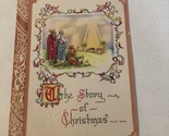 Vintage Christmas Card Story Of Christmas Box4 - £3.10 GBP