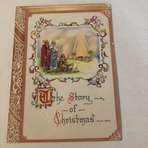 Vintage Christmas Card Story Of Christmas Box4 - £3.10 GBP