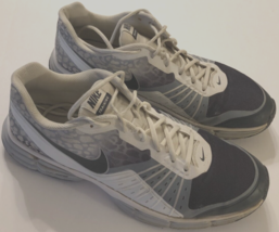 Nike Training Dual Fusion TR5 Hit Running Shoes Gray White 2013 Camo Men... - £23.80 GBP