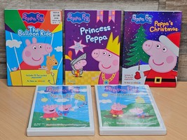 Peppa Pig DVD Lot: Ballon Ride, Princess Peppa, Christmas, Muddy Puddles... - £10.04 GBP