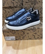 Size 9 Karl Lagerfeld Paris US 9 M EU 42 Style:LF1S2121 NAVY LEATHER BNIB - $2,477.57 MXN