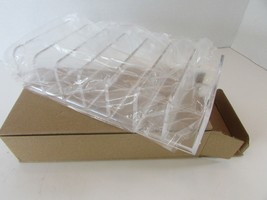 Acrylic Desk Organizer for Mail Cards Money Cd Drawers More 7 Slots Clear New - £5.52 GBP