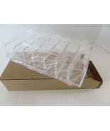Acrylic Desk Organizer for Mail Cards Money Cd Drawers More 7 Slots Clea... - £5.41 GBP