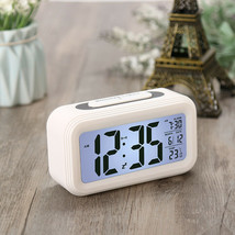 Digital Snooze LCD Alarm Clock Backlight Time Calendar Thermometer Tempe... - $15.99