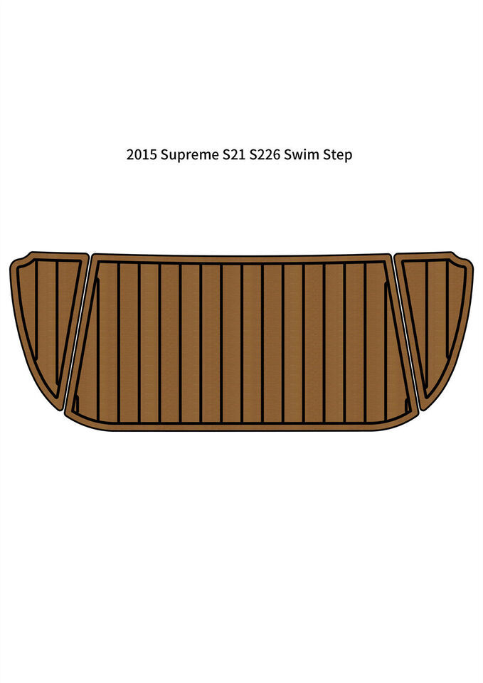 2015 Supreme S21 S226 Swim Platform Step Mat Boat EVA Foam Teak Deck Flo... - $228.69