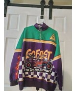 Bang Go Fast The Hot Rod Experience Purple Pullover Lightweight Sz  M/L - £69.12 GBP