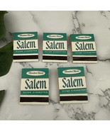 Vintage 80s Salem Cigarette Matchbook Matches Lot of 5 New Props Universal - $15.83