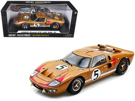 1966 Ford GT-40 MK II RHD (Right hand Drive) #5 Gold 24H of Le Mans 1/18 Diec... - £71.96 GBP