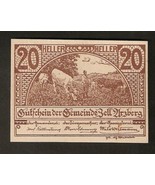 Austria voucher of the municipality ZELL ARZBERG 20 bright 1920 Austrian... - £3.11 GBP