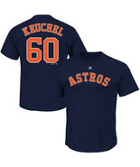 Houston Astros Mens Dallas Keuchel Name &amp; Number Jersey T-Shirt - XL - NWT - £11.79 GBP