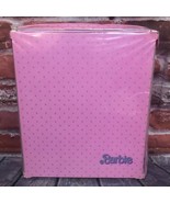 Vintage Mattel Barbie Pink Carrying Case Vinyl 1985 Doll Fashion Wardrobe Trunk - $24.99