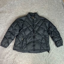 Cabelas Womens Jacket 2XL XXL Black Puffer Down Filled Quilted Top Goose... - £30.55 GBP