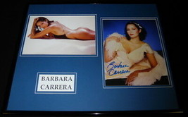 Barbara Carrera Signed Framed 16x20 Photo Display James Bond Girl - £118.69 GBP