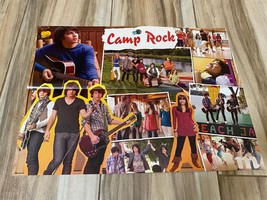 Jonas Brothers Demi Lovato Camp Rock teen magazine poster clipping movie scenes - £3.93 GBP