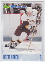 M) 1993 Classic NHL Hockey Draft Trading Card Brett Hauer #67 - $1.97