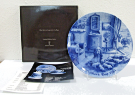 Vintage Berlin Design 1989 Cocker Spaniel Mother&#39;s Day Collector Plate w... - $13.86