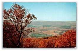 View From Skyline Drive Alleghenies West Virginia WV UNP Chrome Postcard XB11 - £2.39 GBP