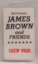 JAMES BROWN AND FRIENDS - ORIGINAL CONCERT TOUR LAMINATE BACKSTAGE PASS - £11.80 GBP