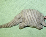 12&quot; REALISTIC ARMADILLO Crafted Vintage Plush Stuffed Animal Collectible... - $13.50