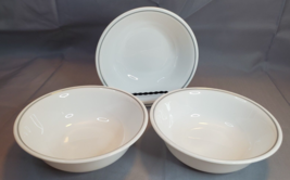 Corelle Apricot Grove or Solitary Rose Soup Cereal Bowls Set of 3 Gray B... - £10.99 GBP