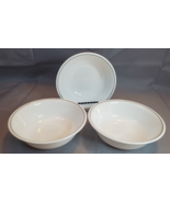 Corelle Apricot Grove or Solitary Rose Soup Cereal Bowls Set of 3 Gray B... - £10.86 GBP