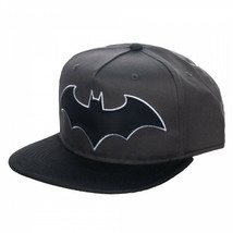 Batman Hush Symbol with Ballistic Brim Snapback Hat Grey - £27.95 GBP