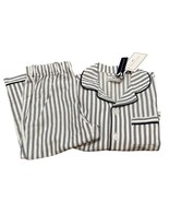 Petite Plume Kids&#39; Ticking Stripe Pajama Set Navy French Size 3 New  - $725.81 MXN