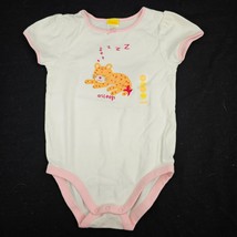 Vintage Gymboree 12-18 Baby Girl Bodysuit Asleep Kitty Cat Leopard NWOT - $15.83