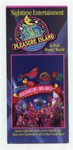 Pleasures Island Nighttime Entertainment Brochure Walt Disney World Flor... - £14.21 GBP