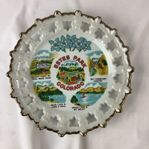 Vintage Colorful State Park Colorado Ceramic Wall Plate 8&quot; - £16.09 GBP