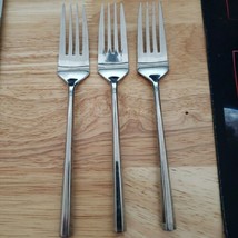 The Cellar Bentley 6.5&quot; Salad Fork Set of 3 Stainless Flatware VTG Korea... - $44.54