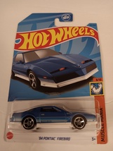 Hot Wheels 2023 #180 Blue 84 Pontiac Firebird Trans AM Muscle Mania Series 08/10 - £7.87 GBP