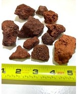 SR 1/2 Lb Red Volcanic Lava Rocks Aquarium Rocks Fish Tank Reptile Terra... - $15.97