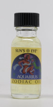 Aquarius, Wisteria, Sun&#39;s Eye Zodiac Oil, 1/2 Ounce Bottle - £14.10 GBP