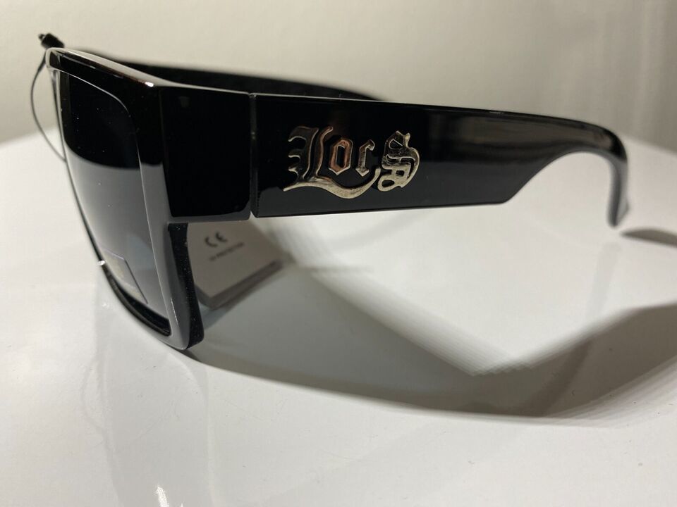Men&#39;s west coast Loc&#39;s brand sunglasses with black frame and gray lenses - $9.50