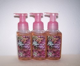 Bath &amp; Body Works Cactus Blossom Gentle Foaming Hand Soap w Aloe Water - x3 - £19.97 GBP