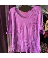 BDG Women Purple Short Sleeve T-Shirt XS - $10.00