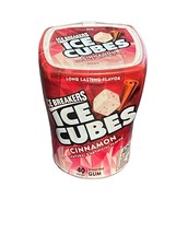 Ice Breakers Gum Cinnamon Ice Cubes Sugar Free 40 Count 1 Pack BB 6/2024 - £7.77 GBP