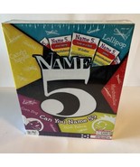 Name 5 Can You Name 5? Board Game Endless Games Family Trivia Sealed - £16.18 GBP