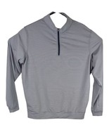 Peter Millar 1/4 Zip Pullover Sweatshirt Mens Large Blue White Striped (... - $61.80 CAD