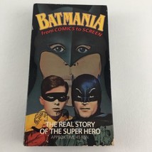 Batmania From Comics To Screen VHS Tape Real Story Of The Super Hero Vin... - £13.11 GBP
