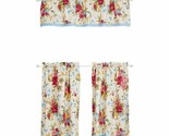 Pioneer Woman ~ SWEET ROSE ~ Three (3) Piece Curtain Set ~ 30 x 36 ~ Rod... - £35.21 GBP