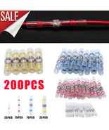200Pcs Solder Seal Heat Shrink Wire Connector Sleeve Kit Splice Butt Wat... - £28.31 GBP